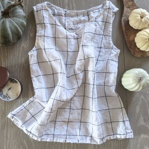 not perfect linen • vienna loose linen tank